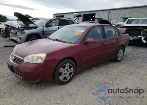 2007 Chevrolet Malibu Lt из США, поврежденный, VIN 1G1ZT58N77F112600